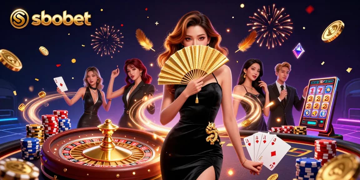 SboBet sports betting gains excitement with a captivating Asian dealer and immersive casino elements.