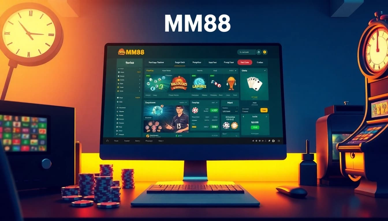 Engaging online gaming interface by MM88 showcasing diverse betting options and exciting gameplay.