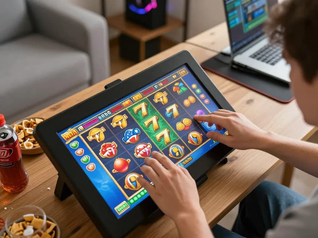 Engaging gameplay with slot777 on a vibrant display, showcasing fun online gaming atmosphere.