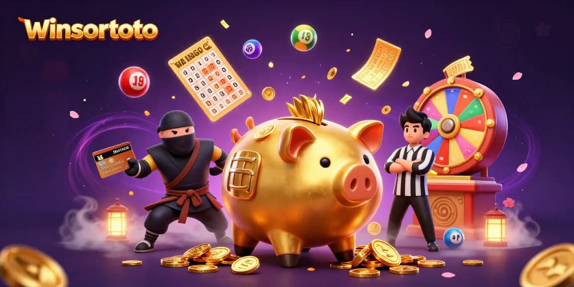 Experience winsortoto with exciting golden piggy bank sumo wrestlers and dynamic lottery elements!