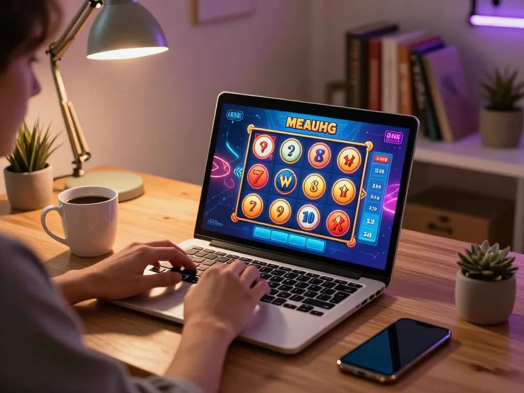 Engaging in Mahjong slot game online at home, discovering situs gacor with winning strategies.