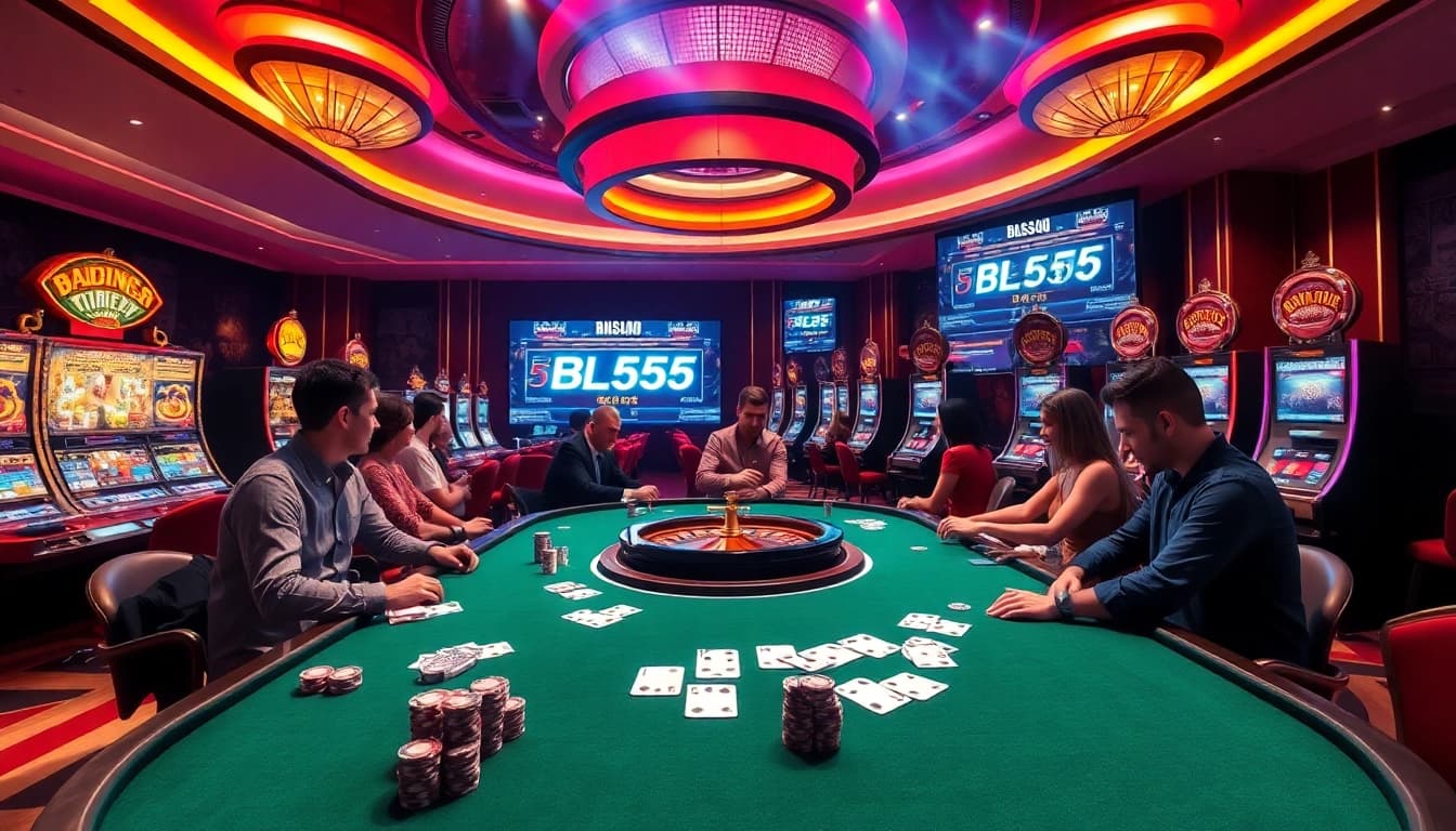 Play poker at BL555's luxury online casino with vibrant games and high-stakes excitement.