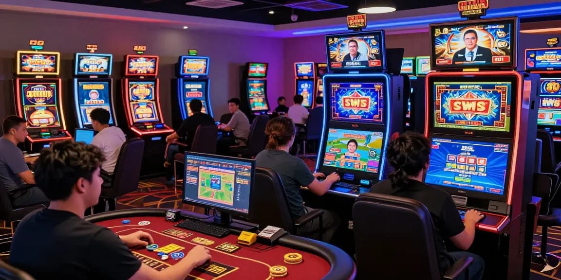 Engaging players enjoying game bài đổi thưởng in a lively online casino setup.