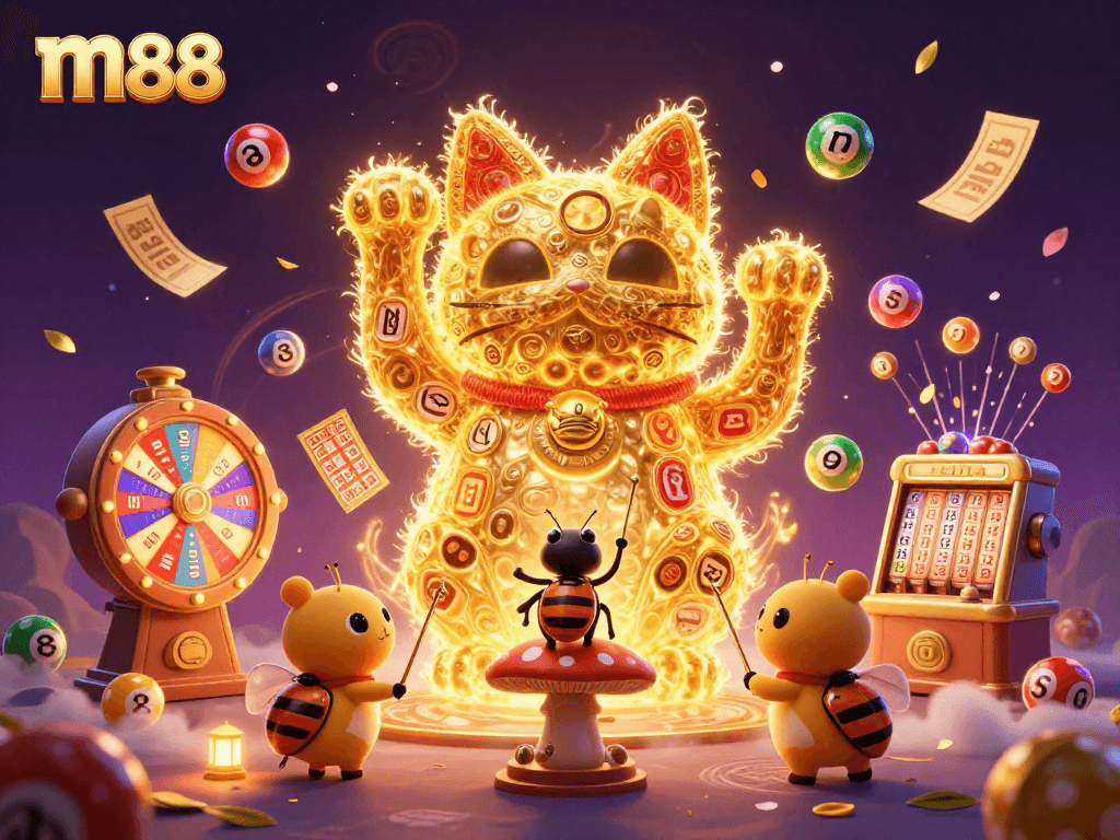 m88 พบกับแมวโชคดีที่เป็นสัญลักษณ์คาสิโนในบรรยากาศที่น่าตื่นเต้น