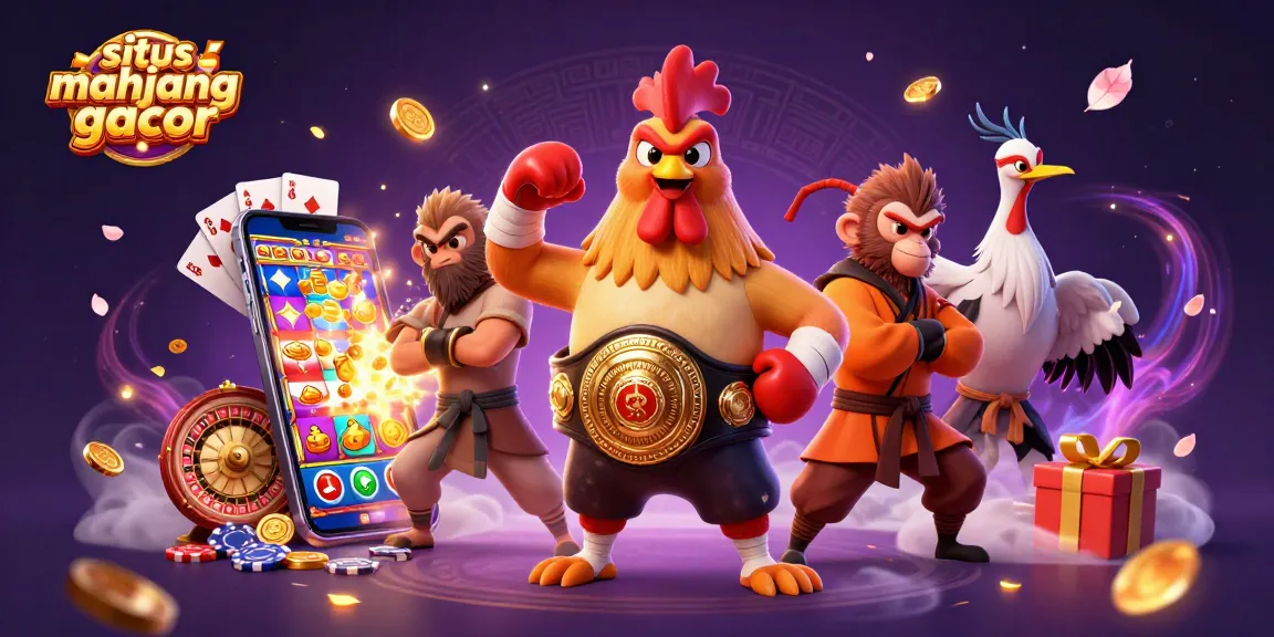 Experience the excitement with situs mahjong gacor where golden coins and colorful slot games come alive.
