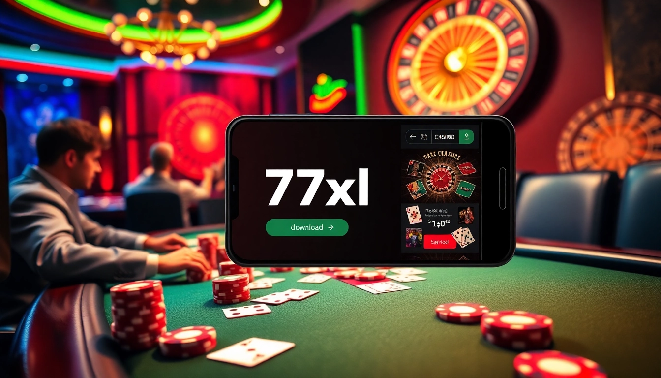 התרגשו מהימורים באמצעות חזות המדגישה הורדת 7XL על סצנת פוקר תוססת, עם צ'יפים צבעוניים וגלגל רולטה.