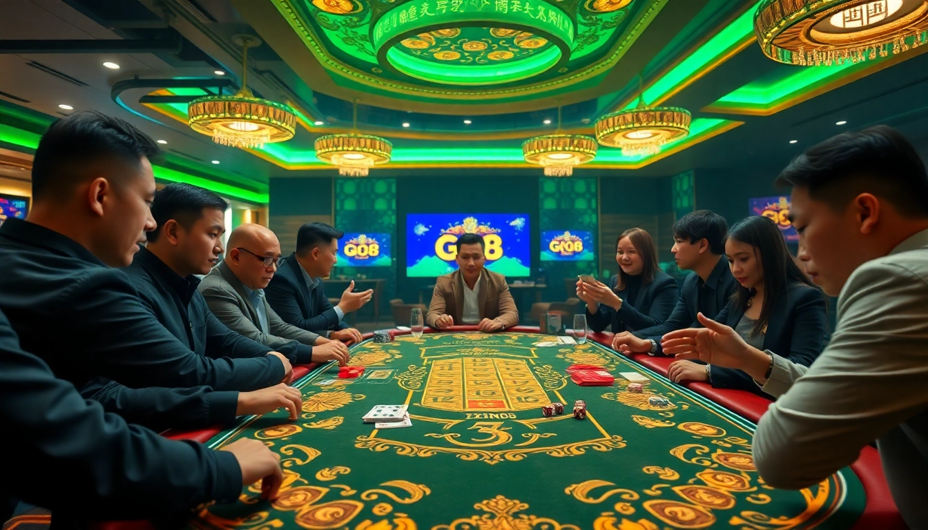 Experience the thrill of go 88 tài xỉu at a luxurious online casino featuring vivid gameplay and excited players.