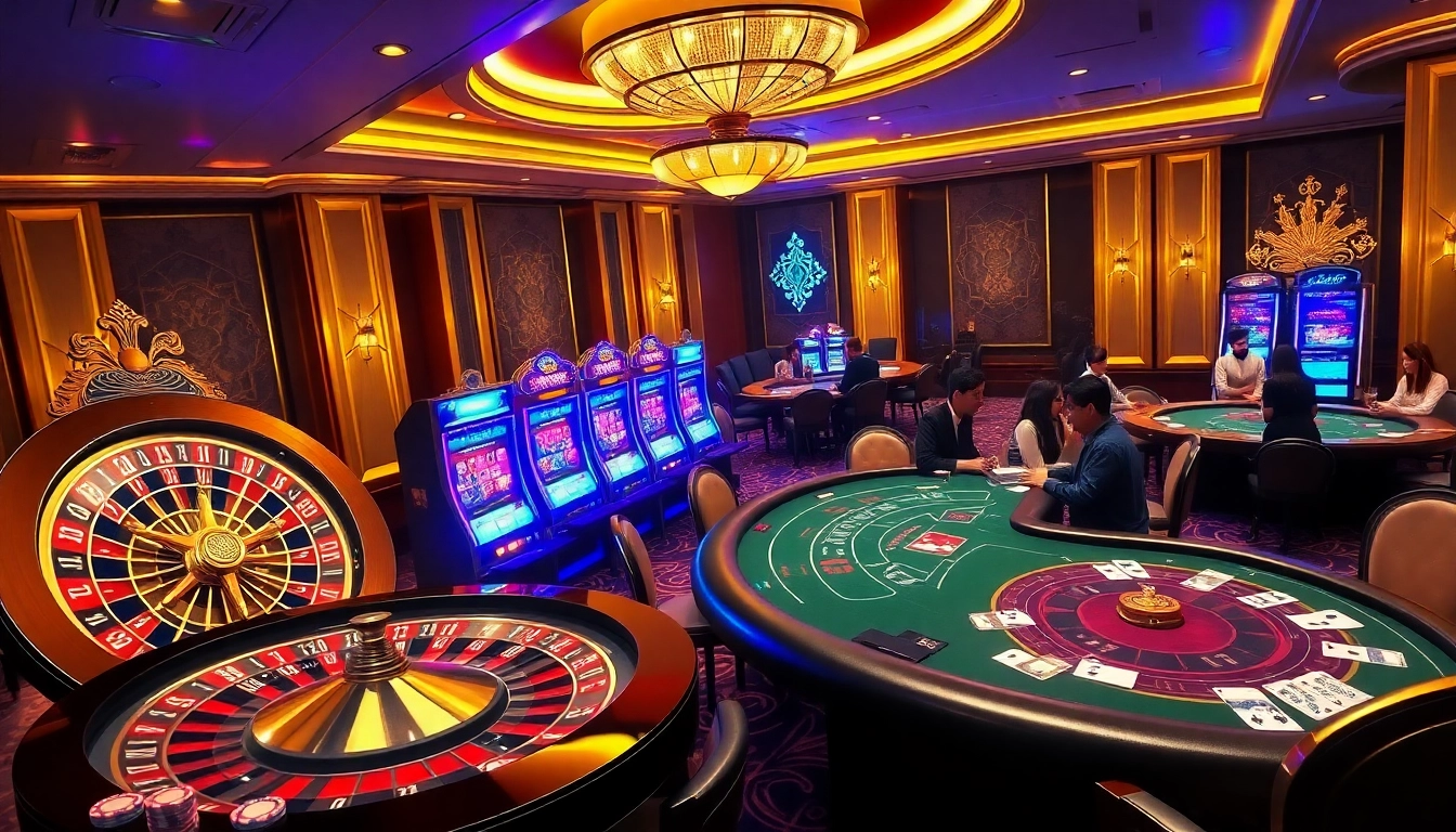Experience vibrant gameplay at slvip1.com.ph with elegant casino tables, thrilling slot machines, and dynamic blackjack action.
