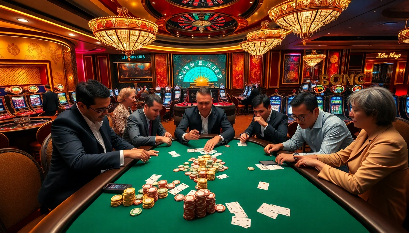 Intense poker game scene highlighting the skill and strategy involved in gambling.