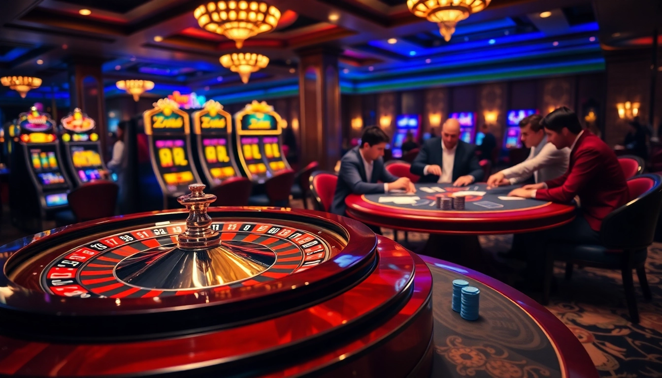 Enjoying a high-stakes game at a luxurious casino inspired by http://k88.blue.com/.