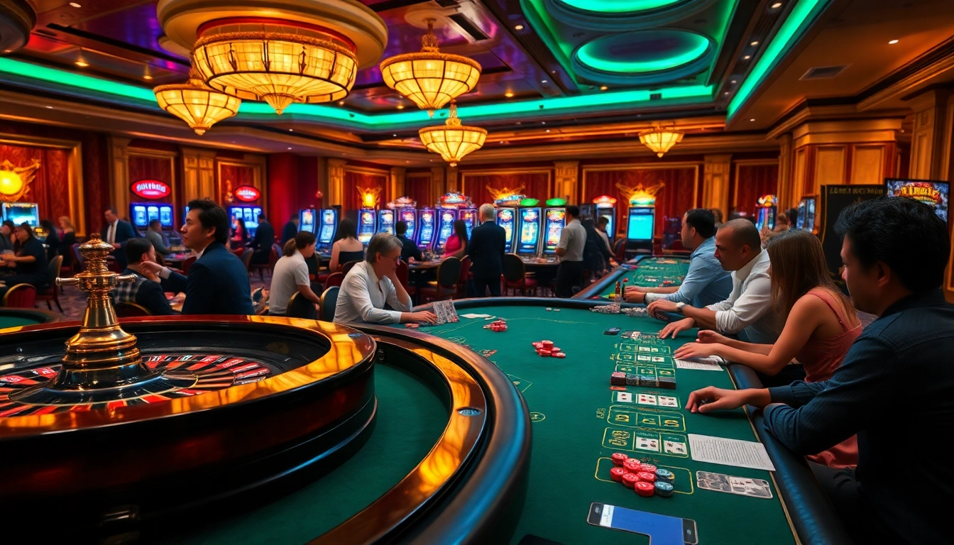 Engage with thrilling games at link mb66 in a vibrant casino atmosphere.