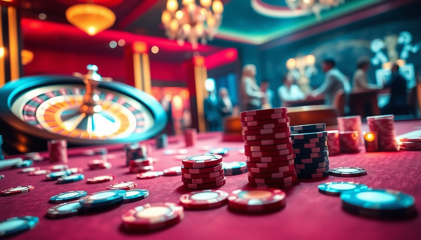 Experience the thrill of gambling at KK55.blue with a vibrant casino scene featuring exciting gameplay.