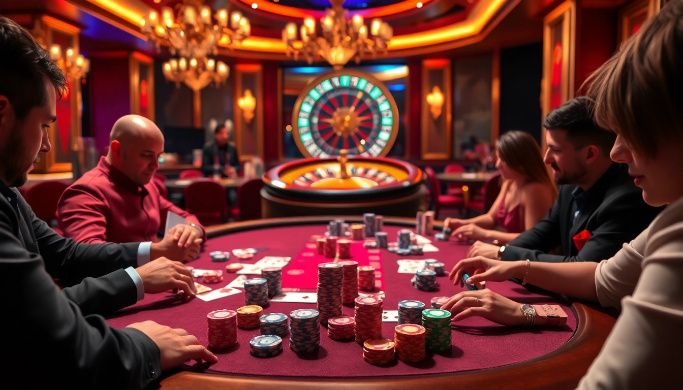 Engage in thrilling poker action at https://go88vn.id/ with vibrant chips and intense players.