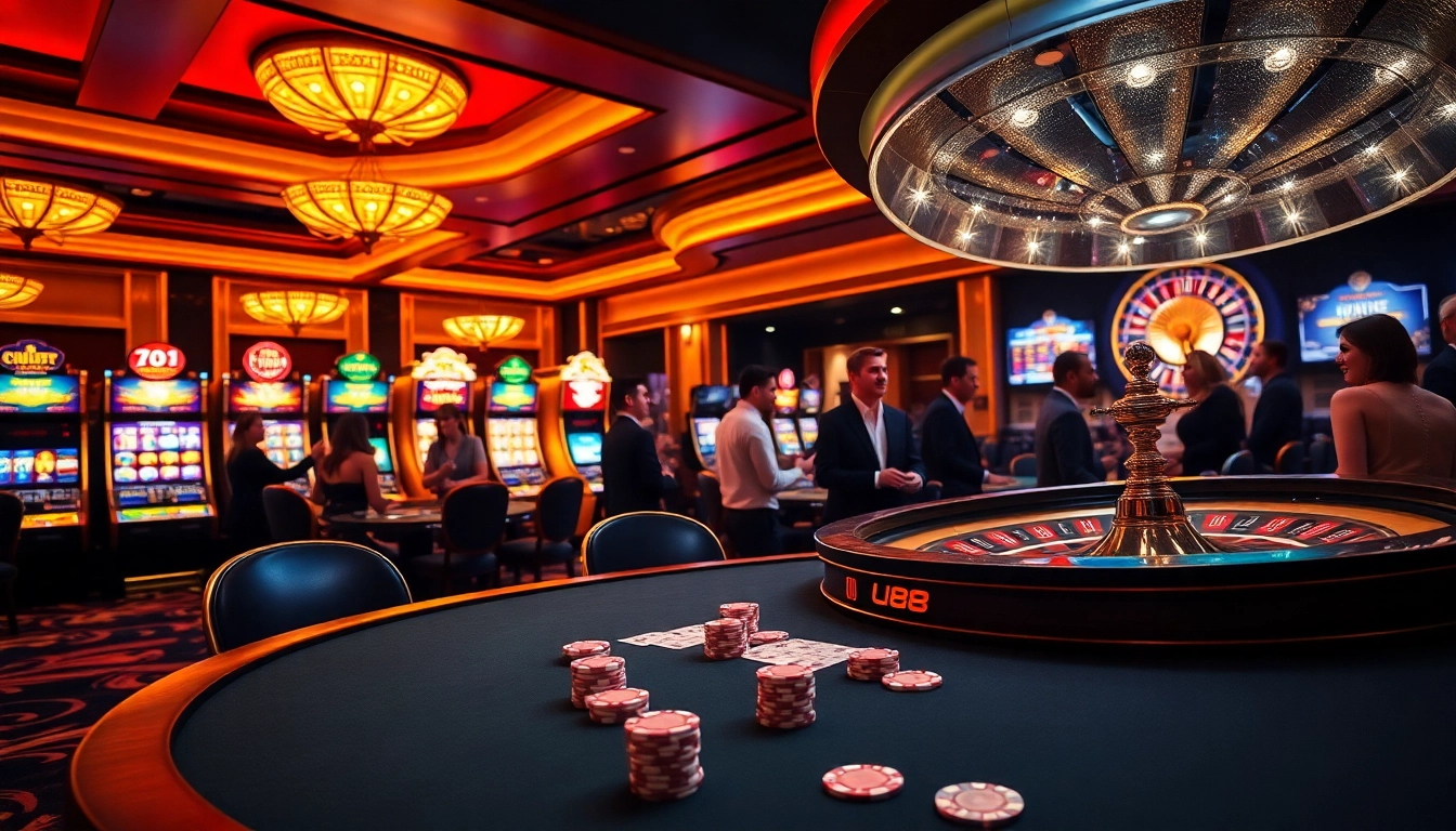 Experience the excitement of gambling at lu88 with a luxurious casino atmosphere.