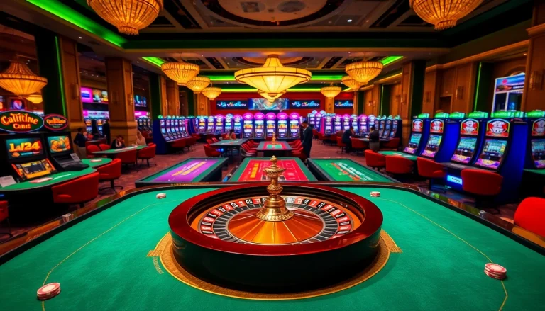 Betting at a vibrant BK8 Thai casino table filled with exciting games and colorful chips.