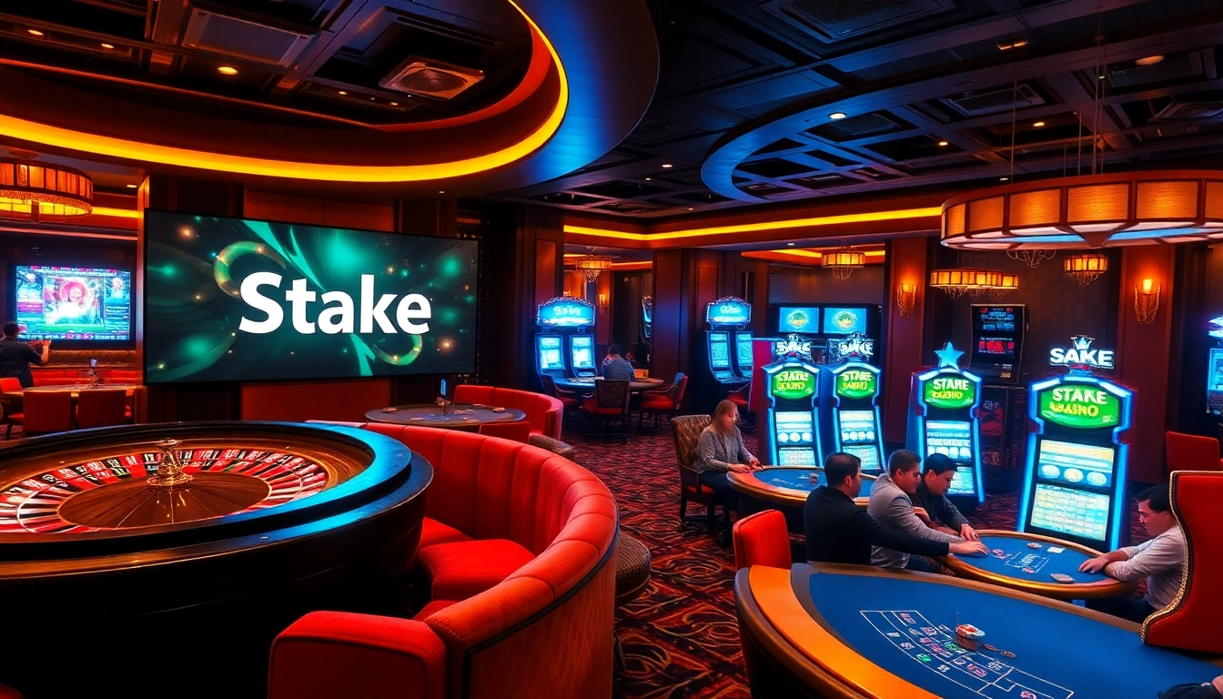 קזינו Stake מציג סלוטים ורולטה צבעוניים, ומזמין את השחקנים לחוות משחק מרגש.