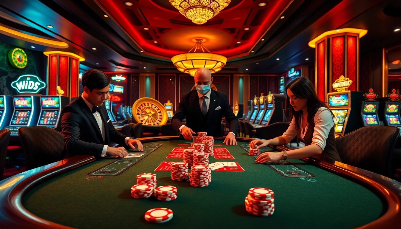 Experience thrilling gaming at king33.io with professional poker action and luxury casino ambiance.