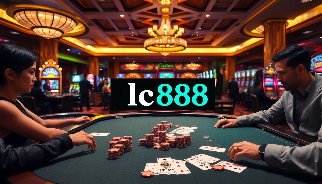 Experience the thrill of winning at lc888 casino with exciting games and professional dealers.