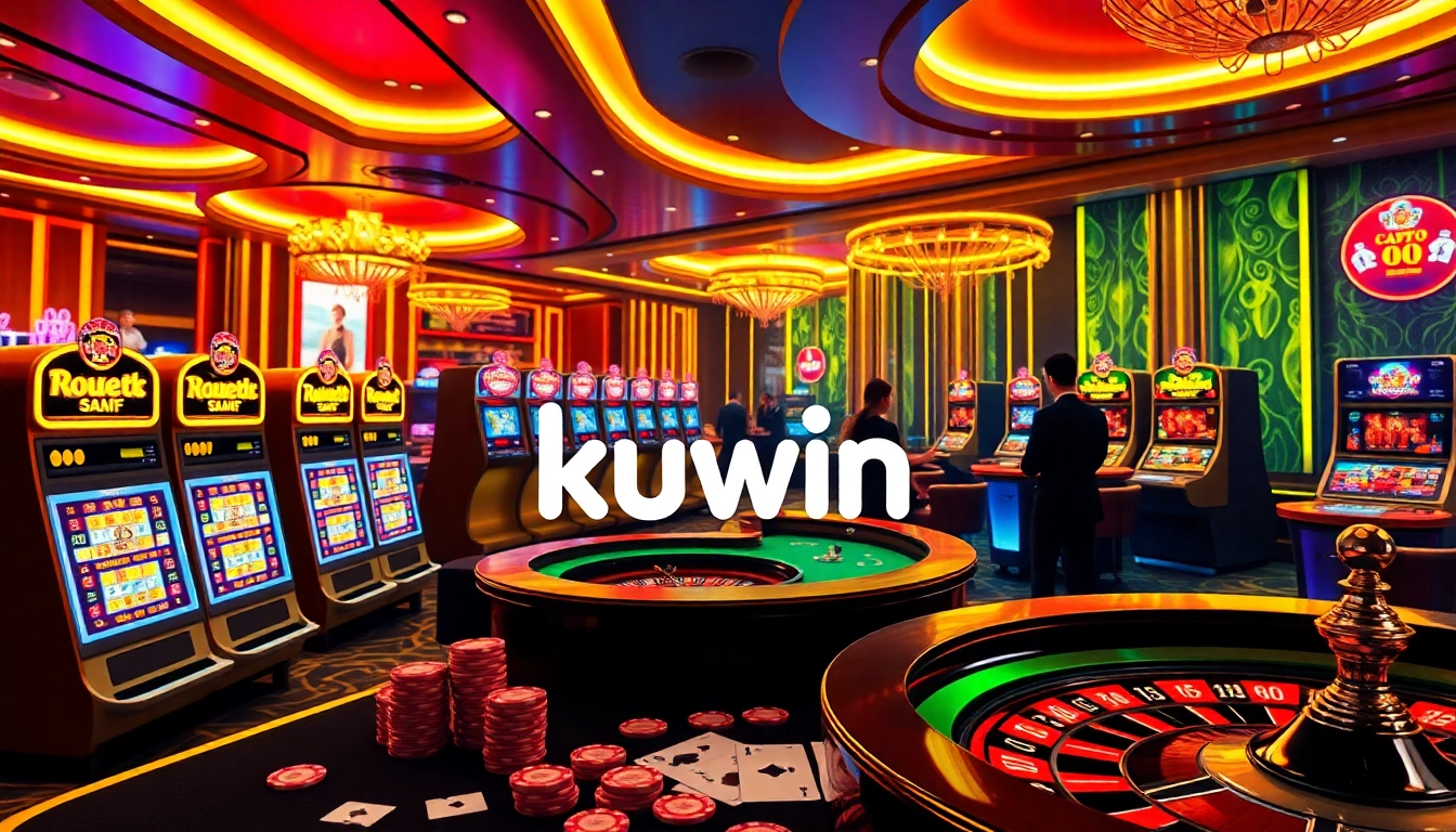 Experience the thrill of kuwin with engaging casino games and vibrant visuals.