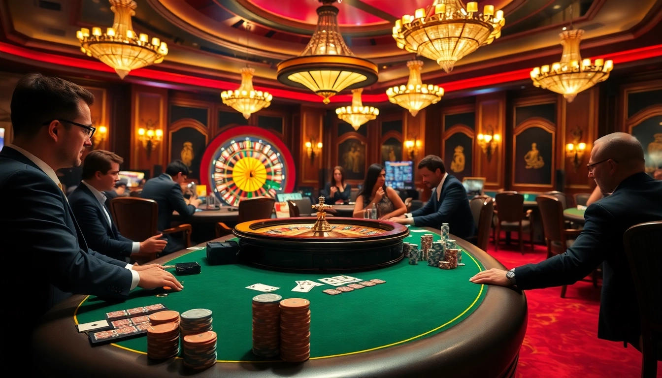 Experience the thrill of high-stakes poker at 5z7772 com, featuring luxurious casino ambiance.