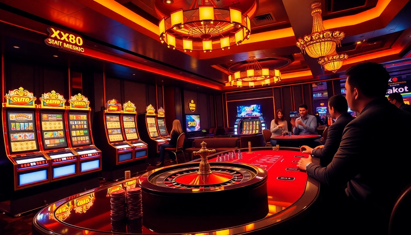 Experience thrilling gameplay at xx88 as players win big at a luxurious casino.