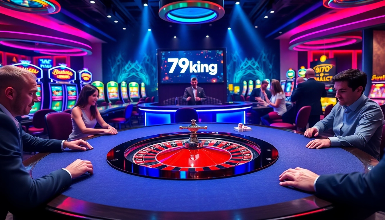Experience thrilling bets at 79king with luxury gaming tables and dynamic roulette action.