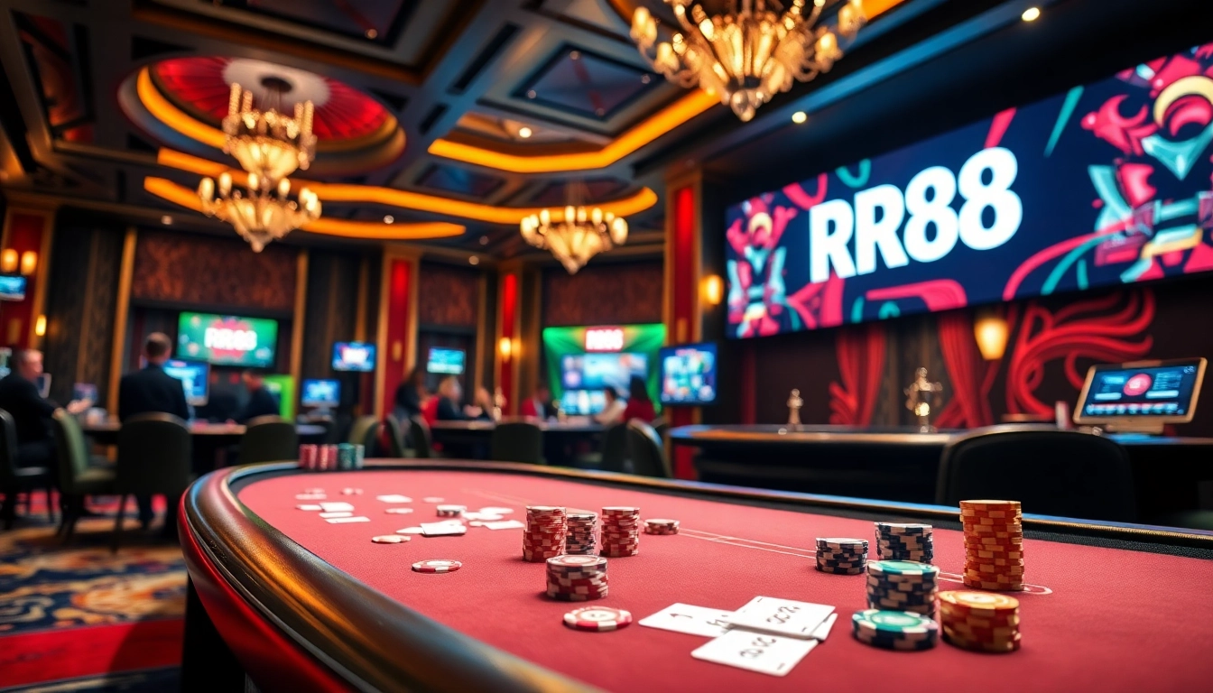 Engaging gambling action at https://rr88.mov/ showcasing vibrant poker games and roulette excitement.