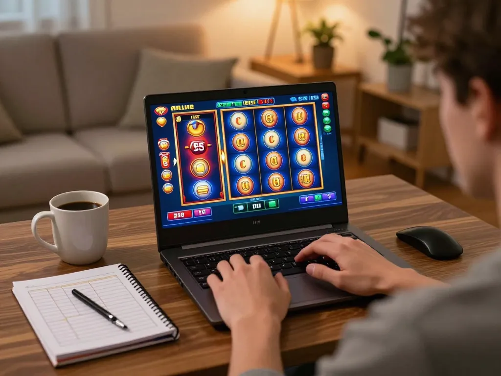 Engaging online gaming experience at home focusing on link slot gacor with thrilling graphics