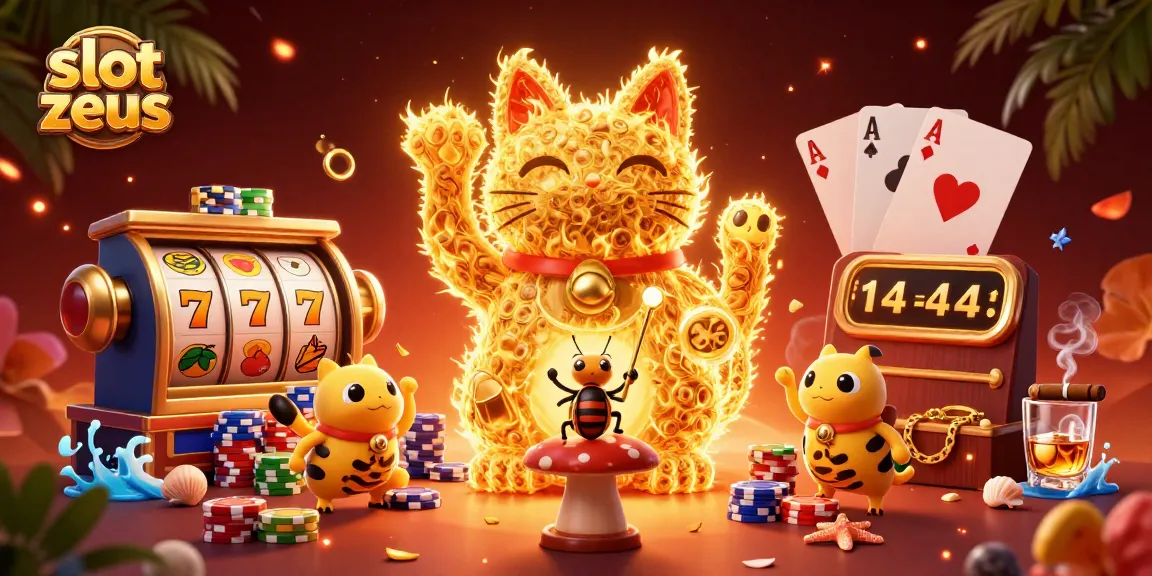 Experience the thrill of slot zeus with vibrant imagery of jackpots and lucky symbols.