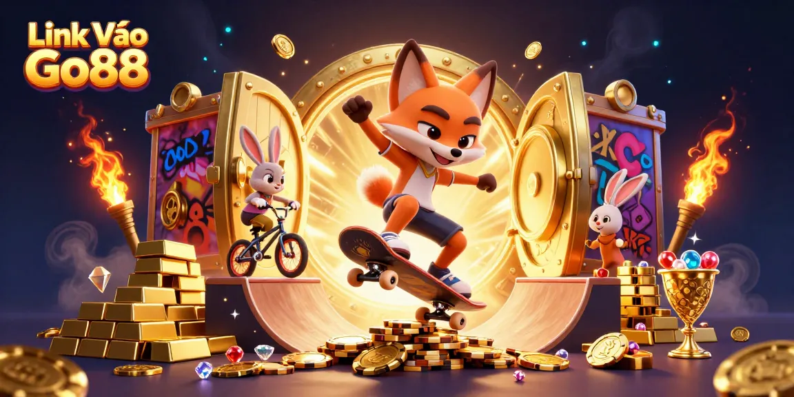 Experience thrilling gameplay with Link Vào Go88 amid golden treasures and gaming excitement.