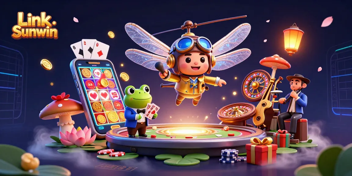 Experience thrilling fun at Link Sunwin with dynamic casino action featuring vibrant games and lively characters.