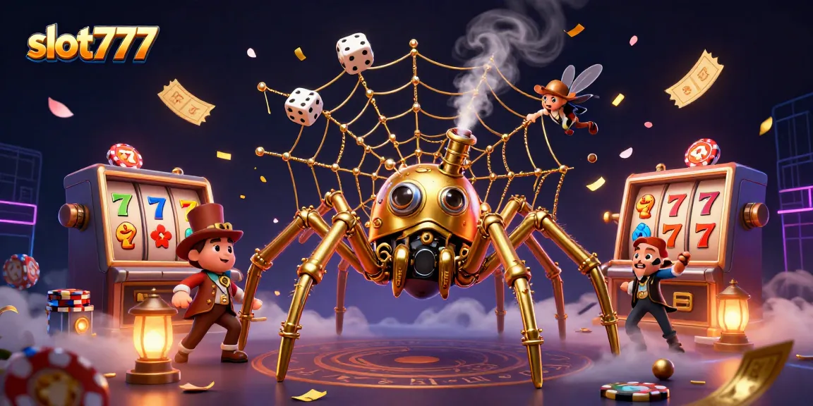 Experience thrilling gameplay on slot777 with dynamic elements featuring jackpots, colorful reels, and lucky symbols.
