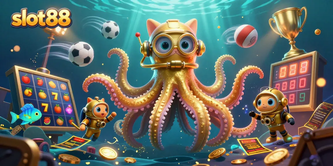 Permainan slot88 dengan jackpot maxwin dan simbol keberuntungan dalam ilustrasi 3D yang mengagumkan.