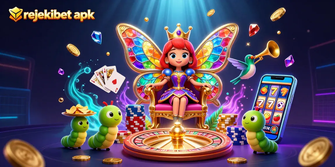 Experience the thrill of rejekibet apk with a dazzling display of casino elements and vibrant characters.