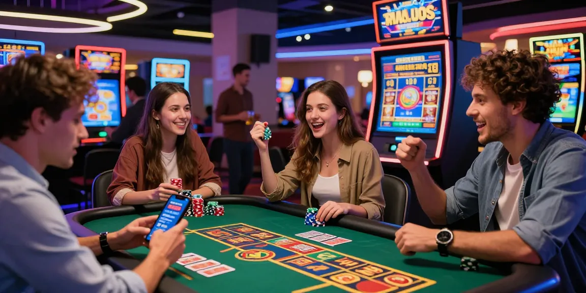 Friends enjoying gaming at lively non UK casinos, exploring https://tootingpharmacypractice.co.uk/ exciting gameplay and social atmosphere.